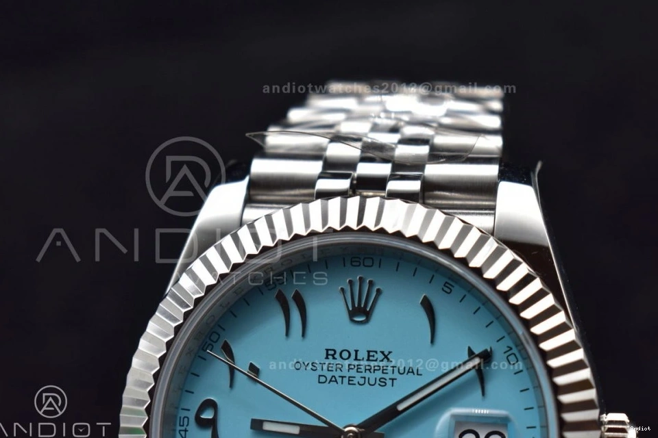 Dial 1:1 Seasonal 41 Best 904L Tiffany on DateJust DIWF Jubilee 636 Marker Steel Blue Bracelet Edition SA Arabic 126334 0712